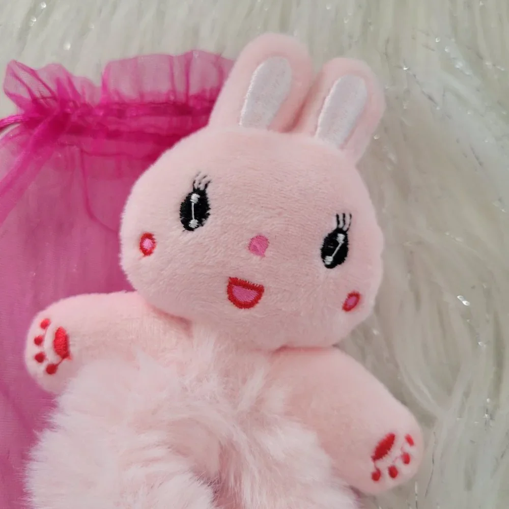 Set of 2 Plush Bunny Scrunchies